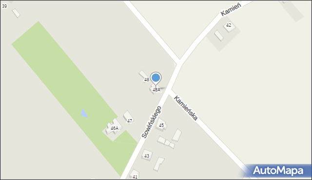Głowno, Sowińskiego Józefa, gen., 48A, mapa Głowno