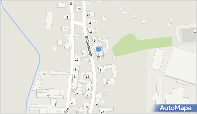 Głuchołazy, Sobieskiego, 10, mapa Głuchołazy