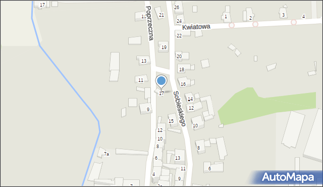 Głuchołazy, Sobieskiego, 17, mapa Głuchołazy