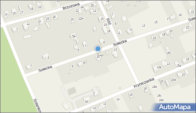 Goczałkowice-Zdrój, Sołecka, 10, mapa Goczałkowice-Zdrój