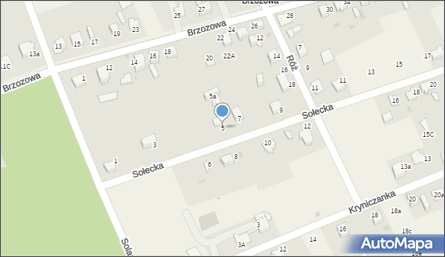 Goczałkowice-Zdrój, Sołecka, 5, mapa Goczałkowice-Zdrój