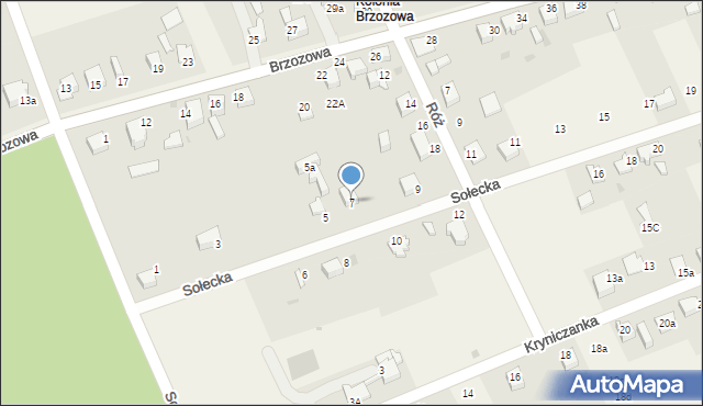 Goczałkowice-Zdrój, Sołecka, 7, mapa Goczałkowice-Zdrój