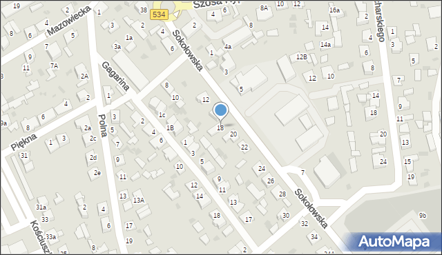 Golub-Dobrzyń, Sokołowska, 18, mapa Golub-Dobrzyń