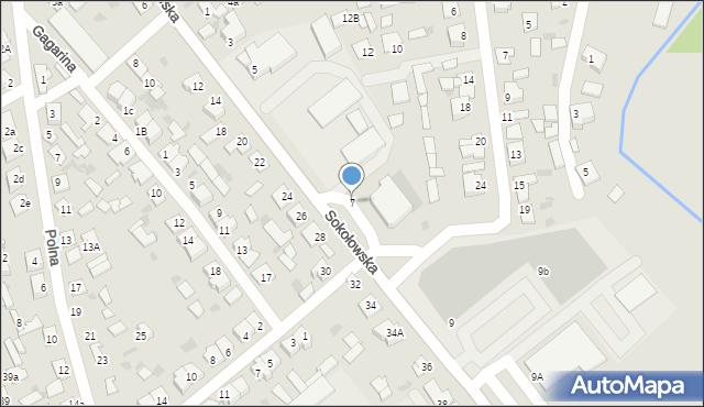 Golub-Dobrzyń, Sokołowska, 7, mapa Golub-Dobrzyń