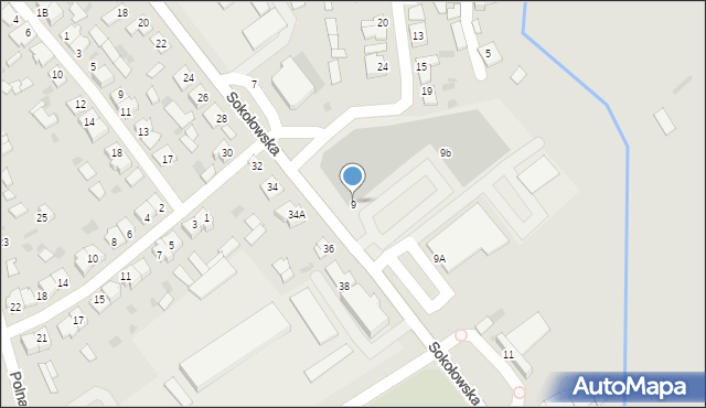 Golub-Dobrzyń, Sokołowska, 9, mapa Golub-Dobrzyń