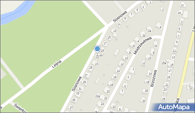 Golub-Dobrzyń, Sosnowa, 21, mapa Golub-Dobrzyń