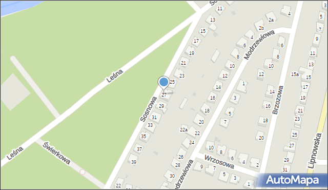 Golub-Dobrzyń, Sosnowa, 27, mapa Golub-Dobrzyń