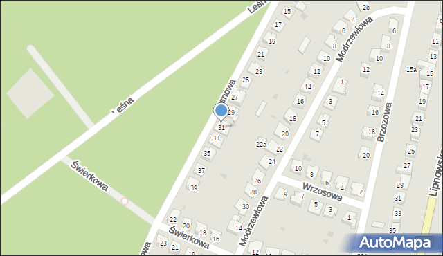 Golub-Dobrzyń, Sosnowa, 31, mapa Golub-Dobrzyń