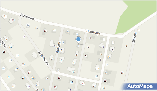 Górki, Sosnowa, 4, mapa Górki