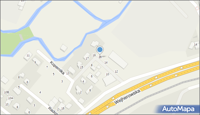 Gościcino, Sójkowa, 21, mapa Gościcino