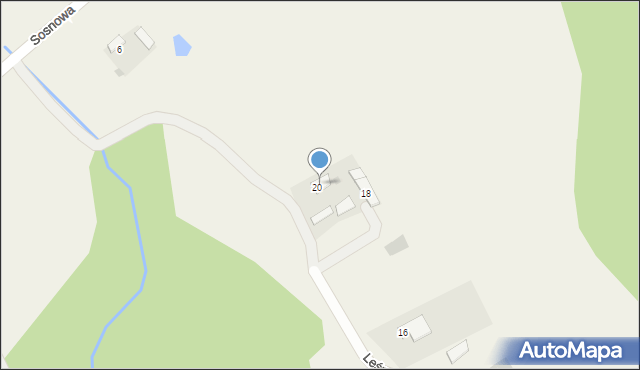 Gozdowo, Sosnowa, 8, mapa Gozdowo
