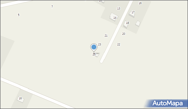 Grębków, Sokołowska, 25, mapa Grębków