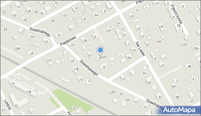 Grodzisk Mazowiecki, Sowińskiego Józefa, gen., 10, mapa Grodzisk Mazowiecki