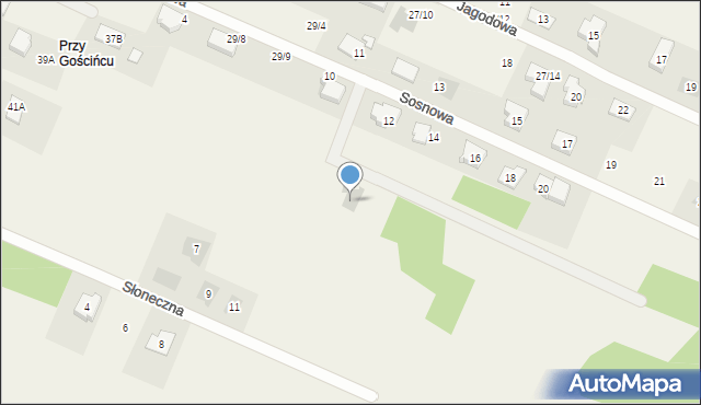 Ignatki, Sosnowa, 12b, mapa Ignatki