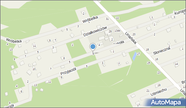 Iły, Sokoła, 3, mapa Iły