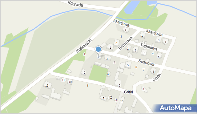 Iwanowice, Sosnowa, 2, mapa Iwanowice