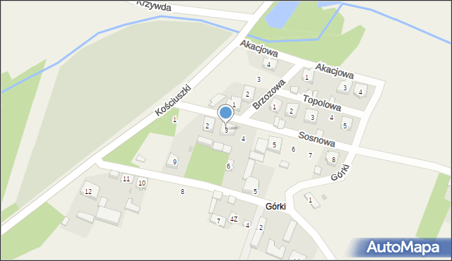 Iwanowice, Sosnowa, 3, mapa Iwanowice
