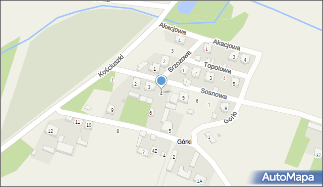 Iwanowice, Sosnowa, 4, mapa Iwanowice