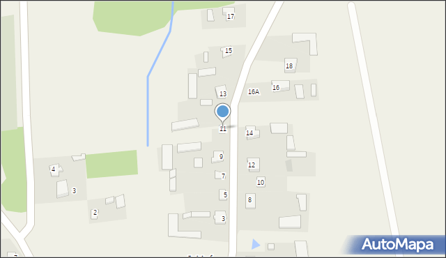 Jabłoń Kościelna, Sokołowska, 11, mapa Jabłoń Kościelna