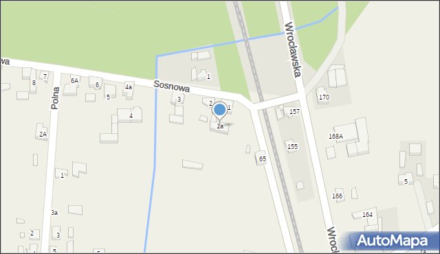 Janków Przygodzki, Sosnowa, 1a, mapa Janków Przygodzki