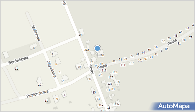 Janów Lubelski, Sowy-Visa Wincentego, 24B, mapa Janów Lubelski