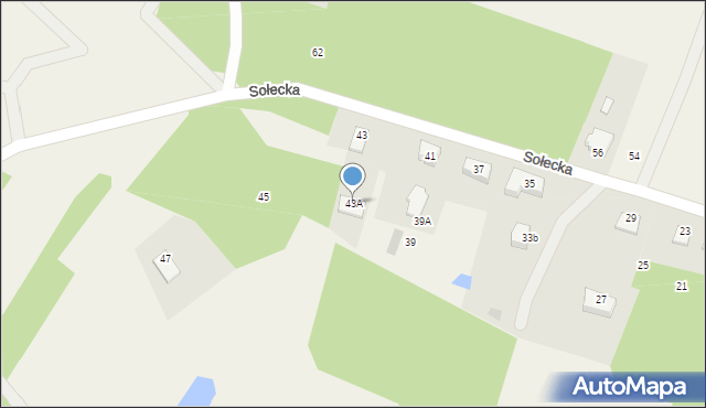 Jarużyn, Sołecka, 43A, mapa Jarużyn