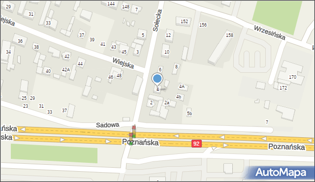 Jasin, Sołecka, 4, mapa Jasin