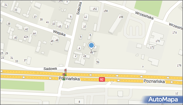 Jasin, Sołecka, 4b, mapa Jasin