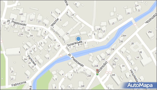 Jelenia Góra, Solankowa, 6, mapa Jelenia Góra