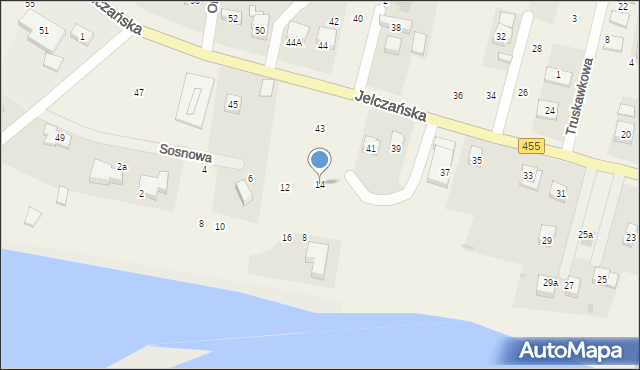 Jeszkowice, Sosnowa, 14, mapa Jeszkowice
