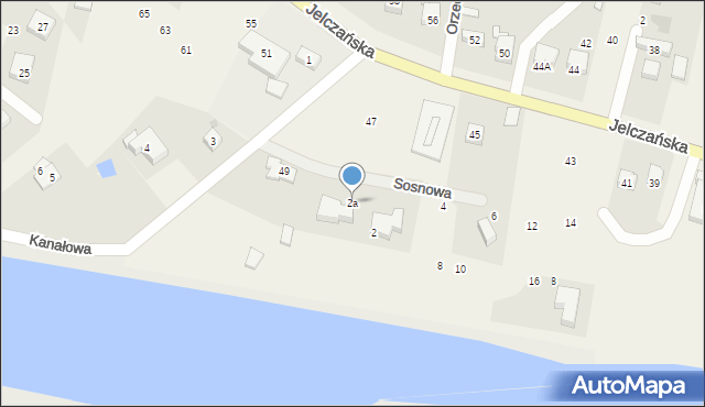 Jeszkowice, Sosnowa, 2a, mapa Jeszkowice
