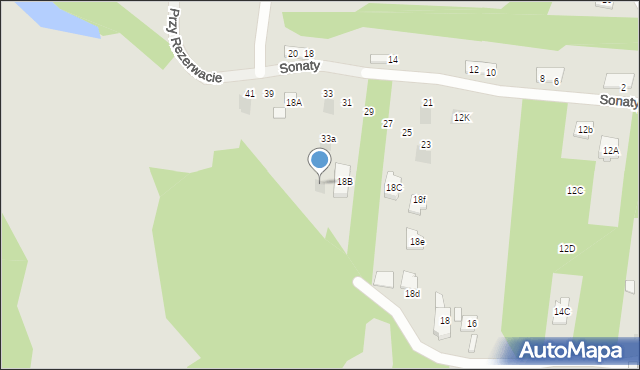 Józefów, Sonaty, 33b, mapa Józefów