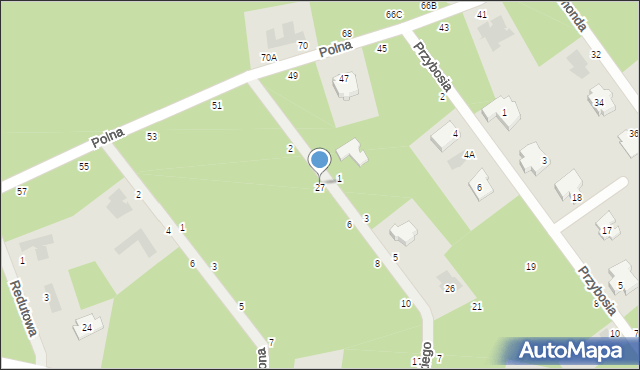 Józefów, Sowińskiego Józefa, gen., 4, mapa Józefów