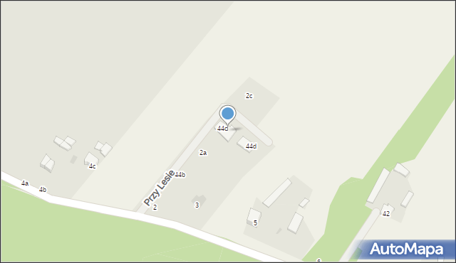 Józefowo, Sosnowa, 2b, mapa Józefowo