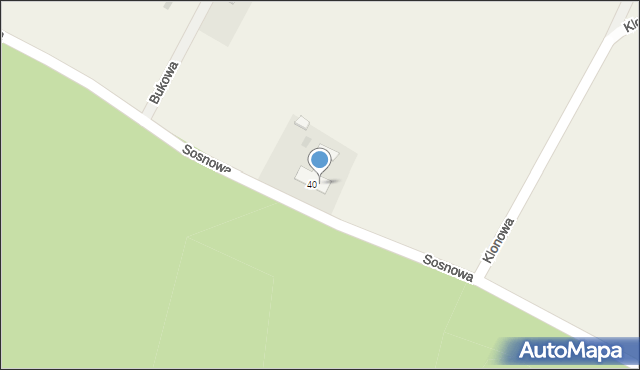 Józefowo, Sosnowa, 41, mapa Józefowo