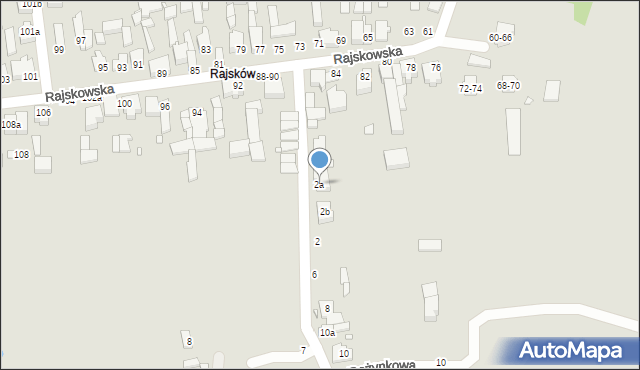 Kalisz, Sobótki, 2a, mapa Kalisza