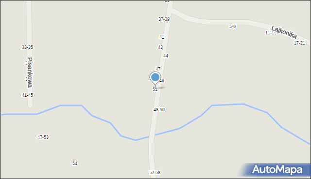 Kalisz, Sobótki, 51, mapa Kalisza