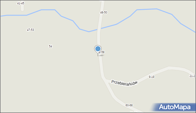 Kalisz, Sobótki, 57-61, mapa Kalisza