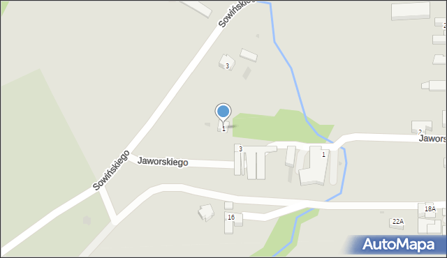 Kalwaria Zebrzydowska, Sowińskiego Józefa, gen., 1, mapa Kalwaria Zebrzydowska