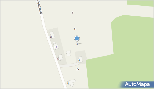 Kalwy, Sosnowa, 4, mapa Kalwy