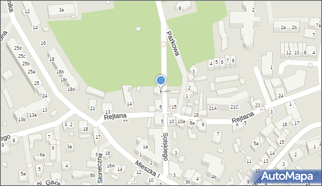 Kamień Pomorski, Solskiego Ludwika, 7, mapa Kamień Pomorski