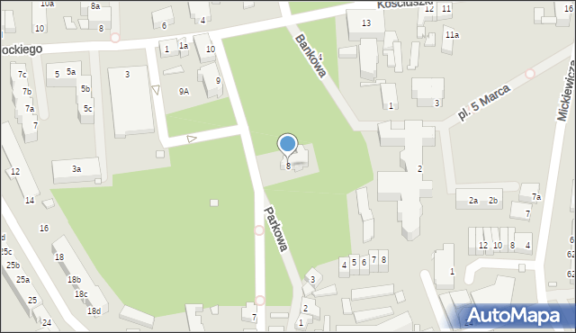 Kamień Pomorski, Solskiego Ludwika, 8, mapa Kamień Pomorski