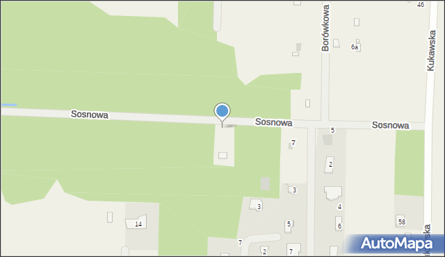Kamieńczyk, Sosnowa, 11, mapa Kamieńczyk