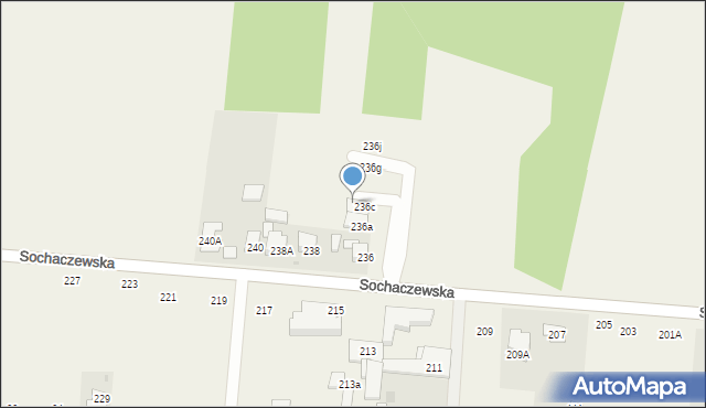Kaputy, Sochaczewska, 236d, mapa Kaputy
