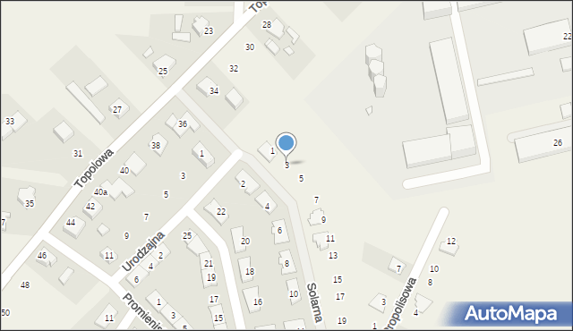 Kaźmierz, Solarna, 3, mapa Kaźmierz