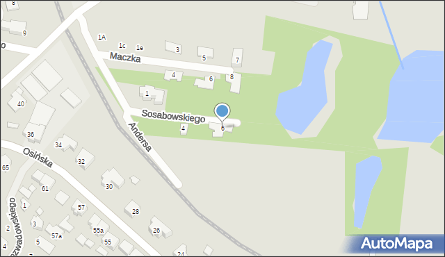 Kępno, Sosabowskiego Stanisława Franciszka, gen., 6, mapa Kępno