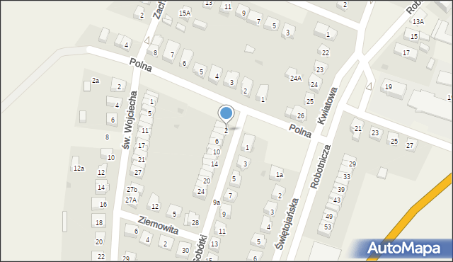 Kobierzyce, Sobótki, 2, mapa Kobierzyce