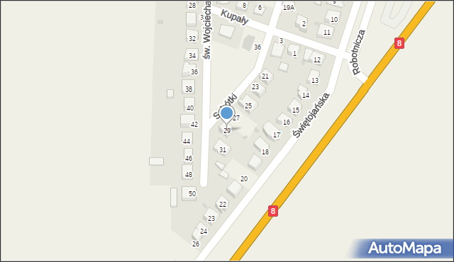 Kobierzyce, Sobótki, 29, mapa Kobierzyce