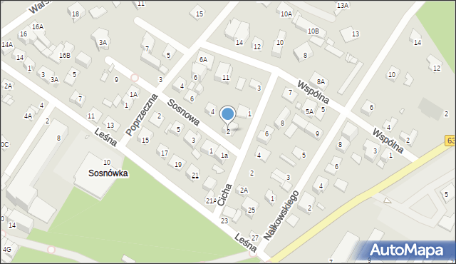Kobyłka, Sosnowa, 2, mapa Kobyłka
