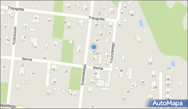 Konstancin-Jeziorna, Sowińskiego Józefa, gen., 8, mapa Konstancin-Jeziorna